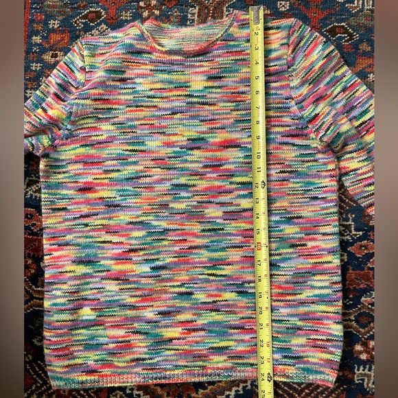 Rainbow space dye sweater - Picture 4 of 6